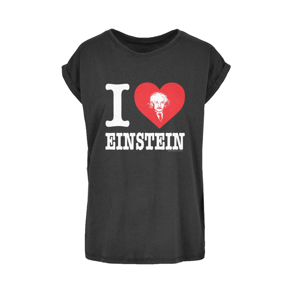I Heart Einstein Women's Extended Shoulder T-Shirt