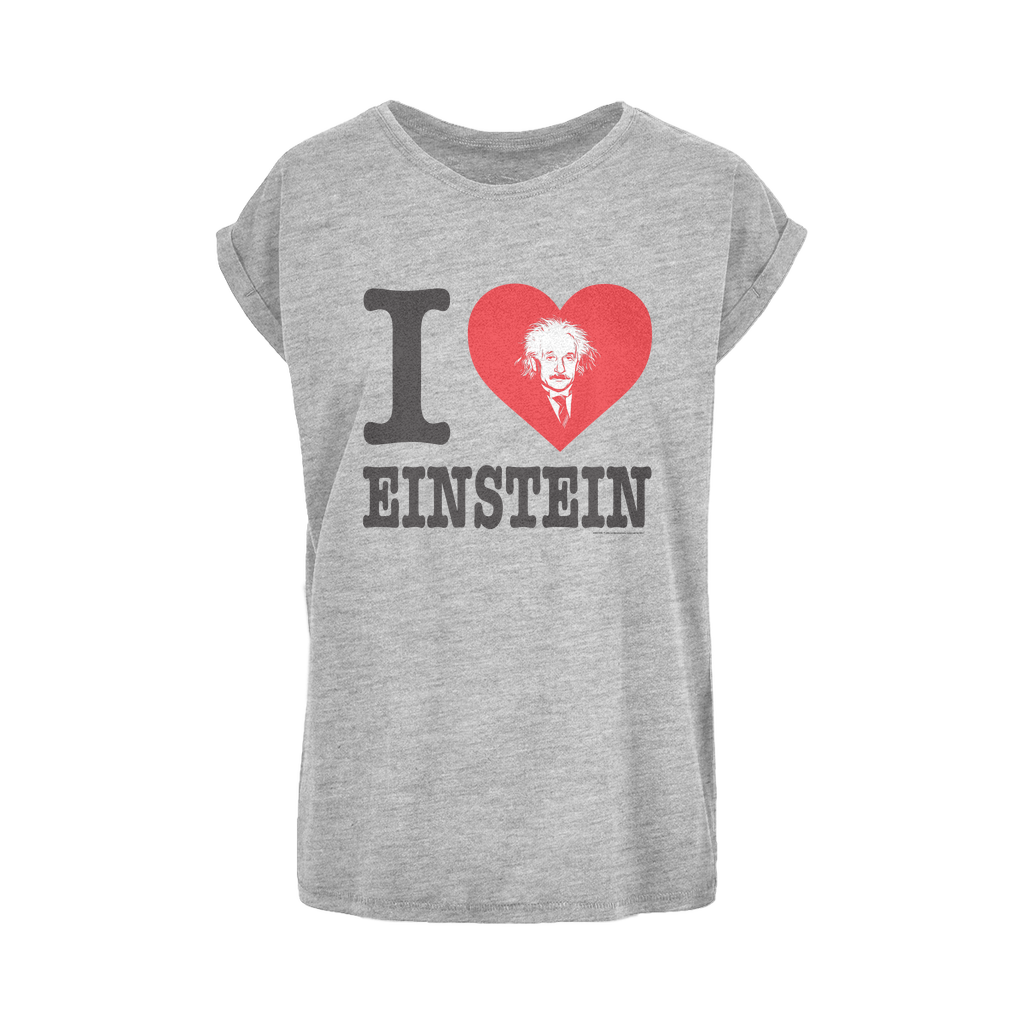 I Heart Einstein Women's Extended Shoulder T-Shirt