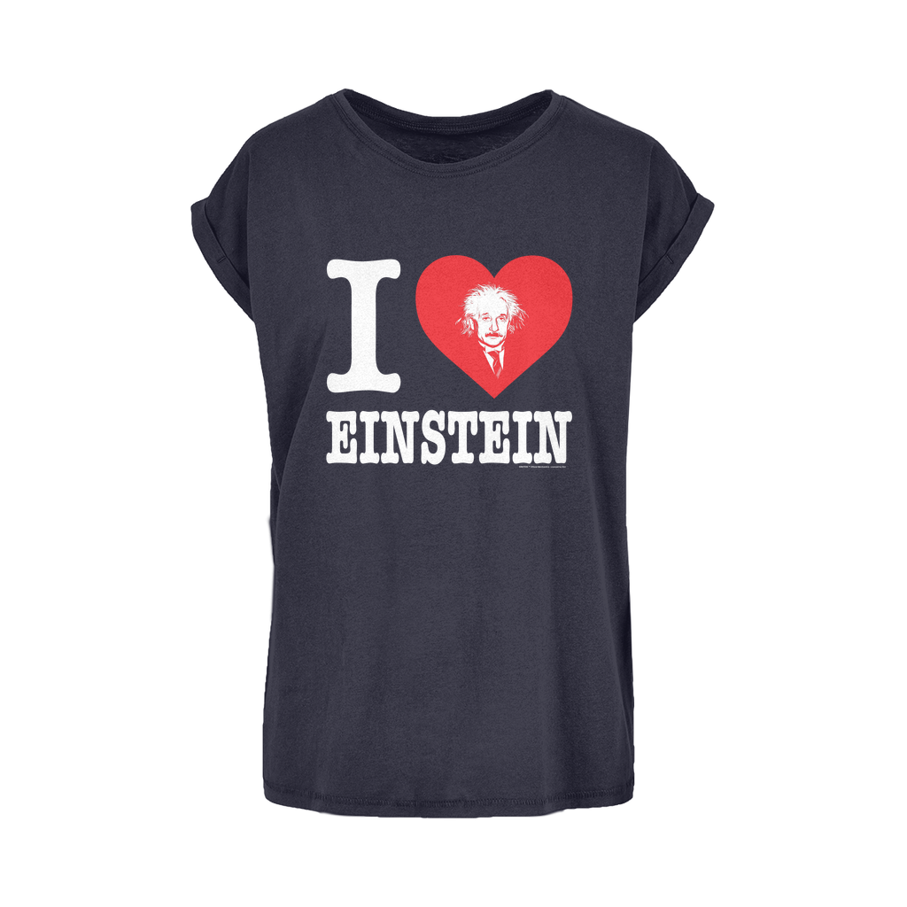 I Heart Einstein Women's Extended Shoulder T-Shirt
