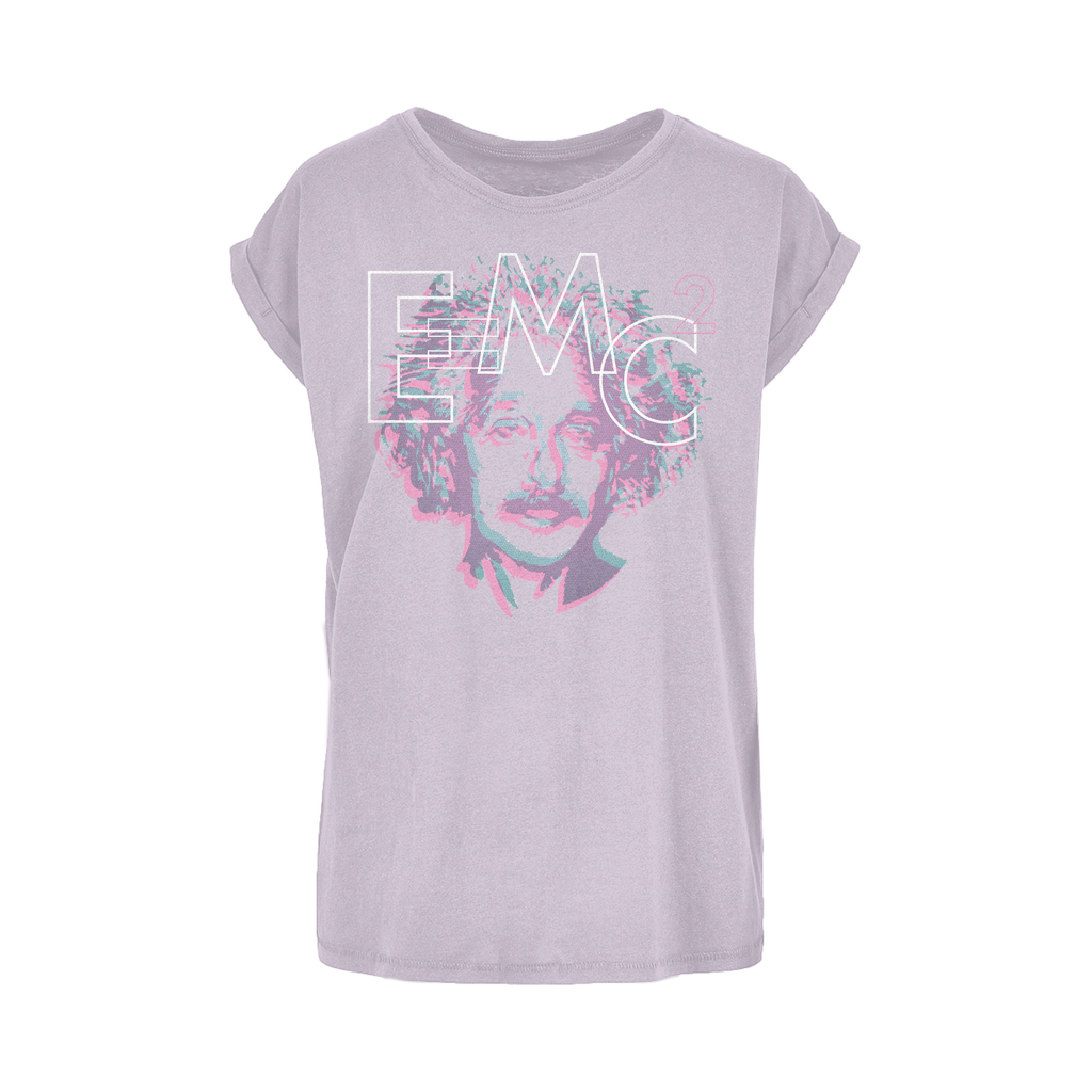 Einstein Portrait Women's Extended Shoulder T-Shirt