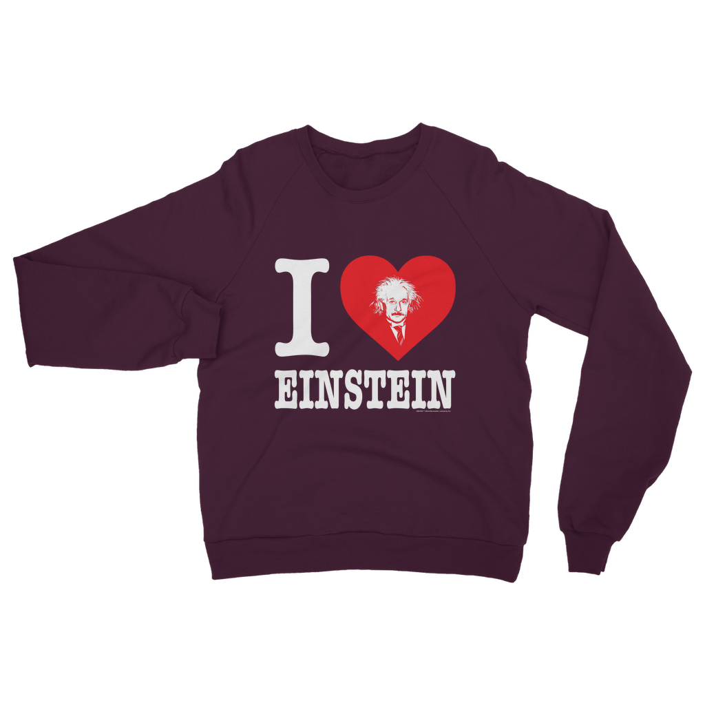 I Heart Einstein Classic Adult Sweatshirt