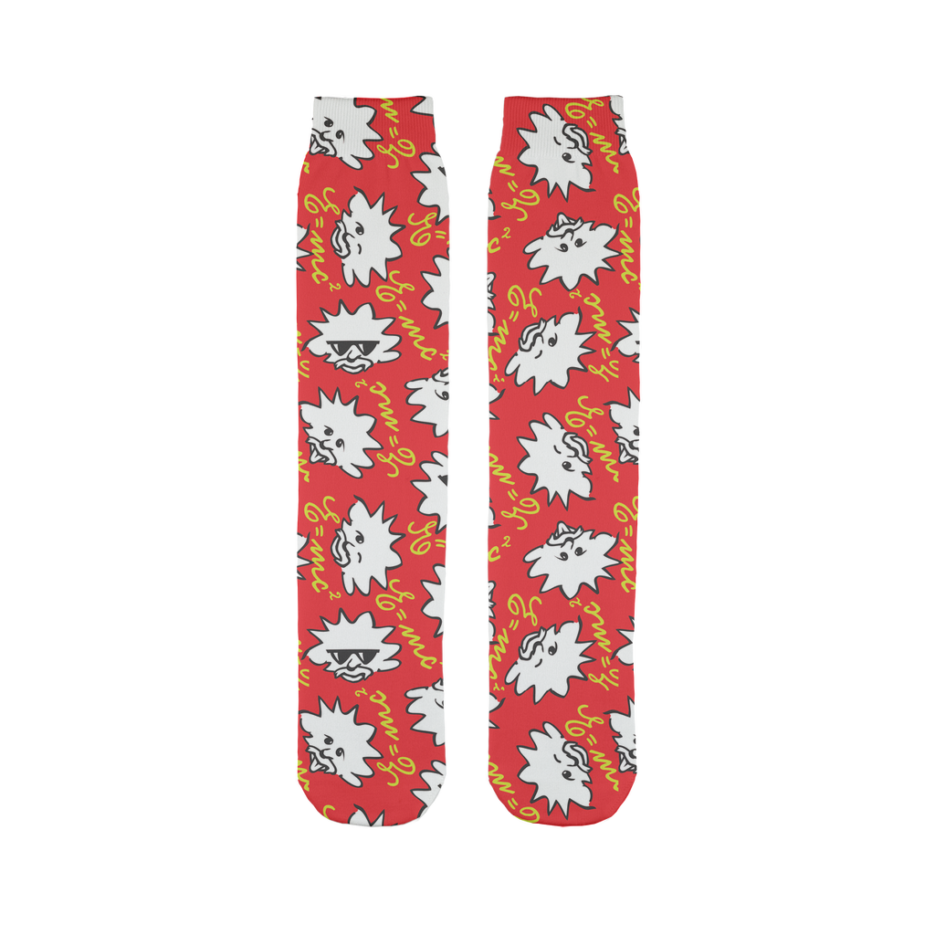 Einstein Repeat Heads Sublimation Tube Sock