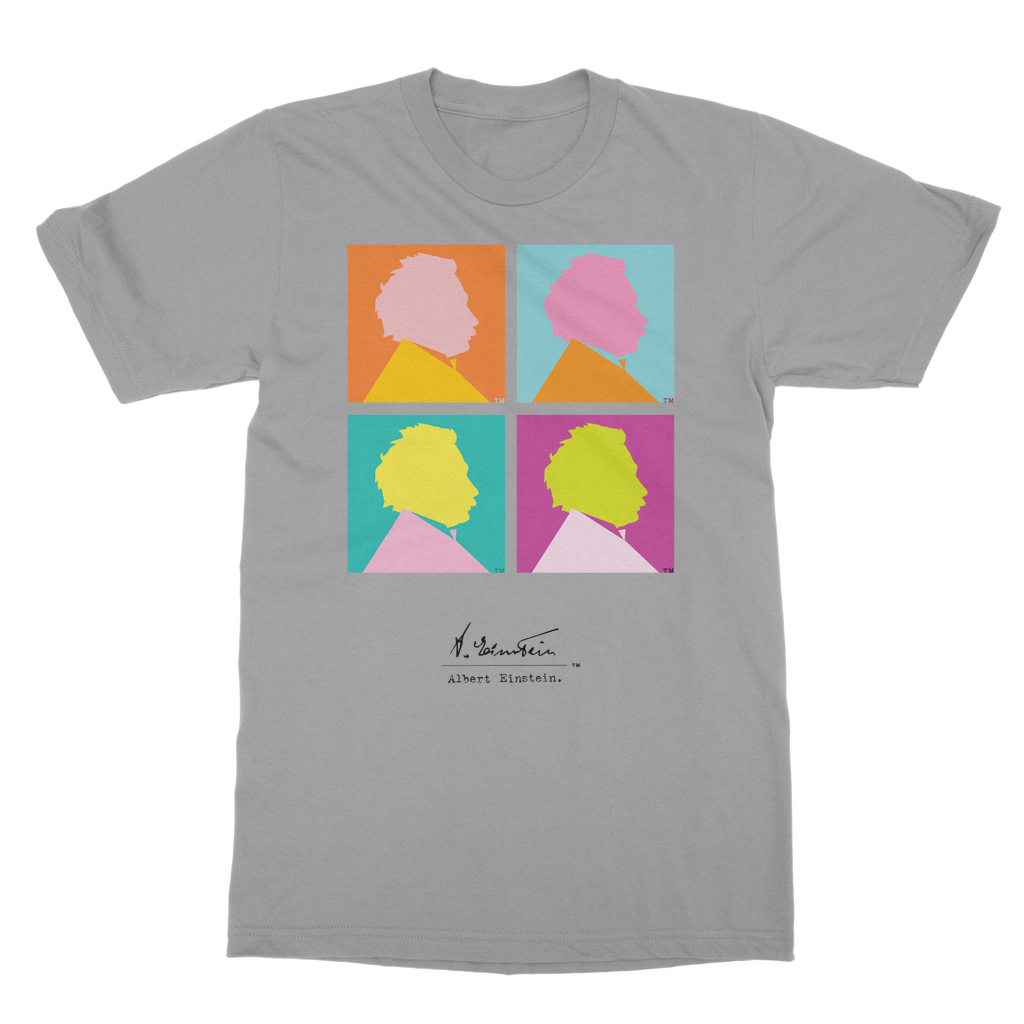 Einstein Pop Art Classic Adult T-Shirt