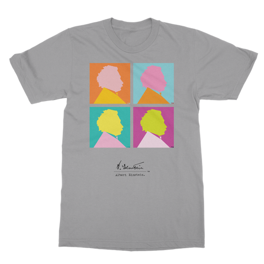 Einstein Pop Art Classic Adult T-Shirt