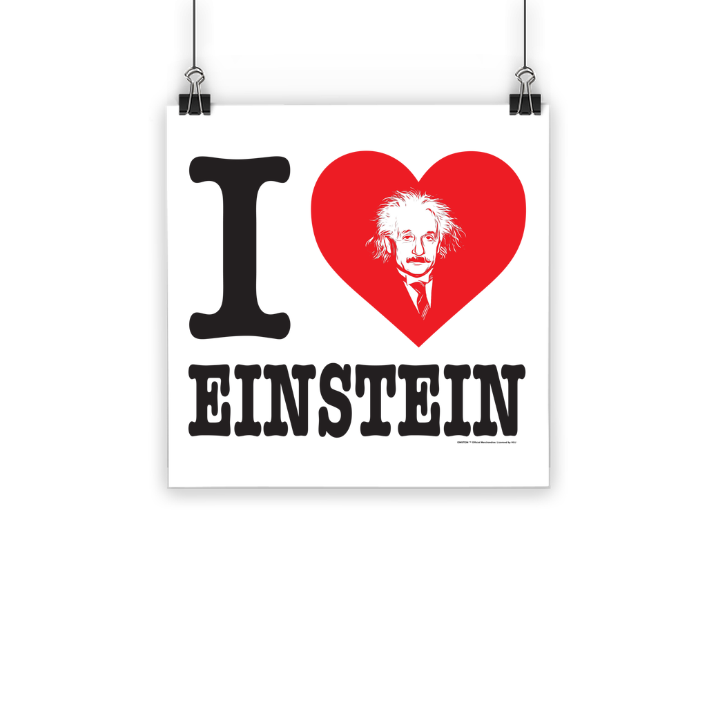I Heart Einstein Classic Poster