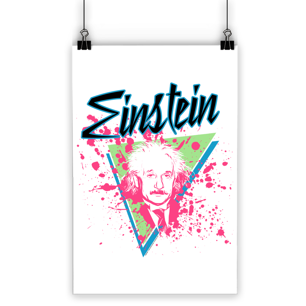 Einstein Retro 80s Classic Poster