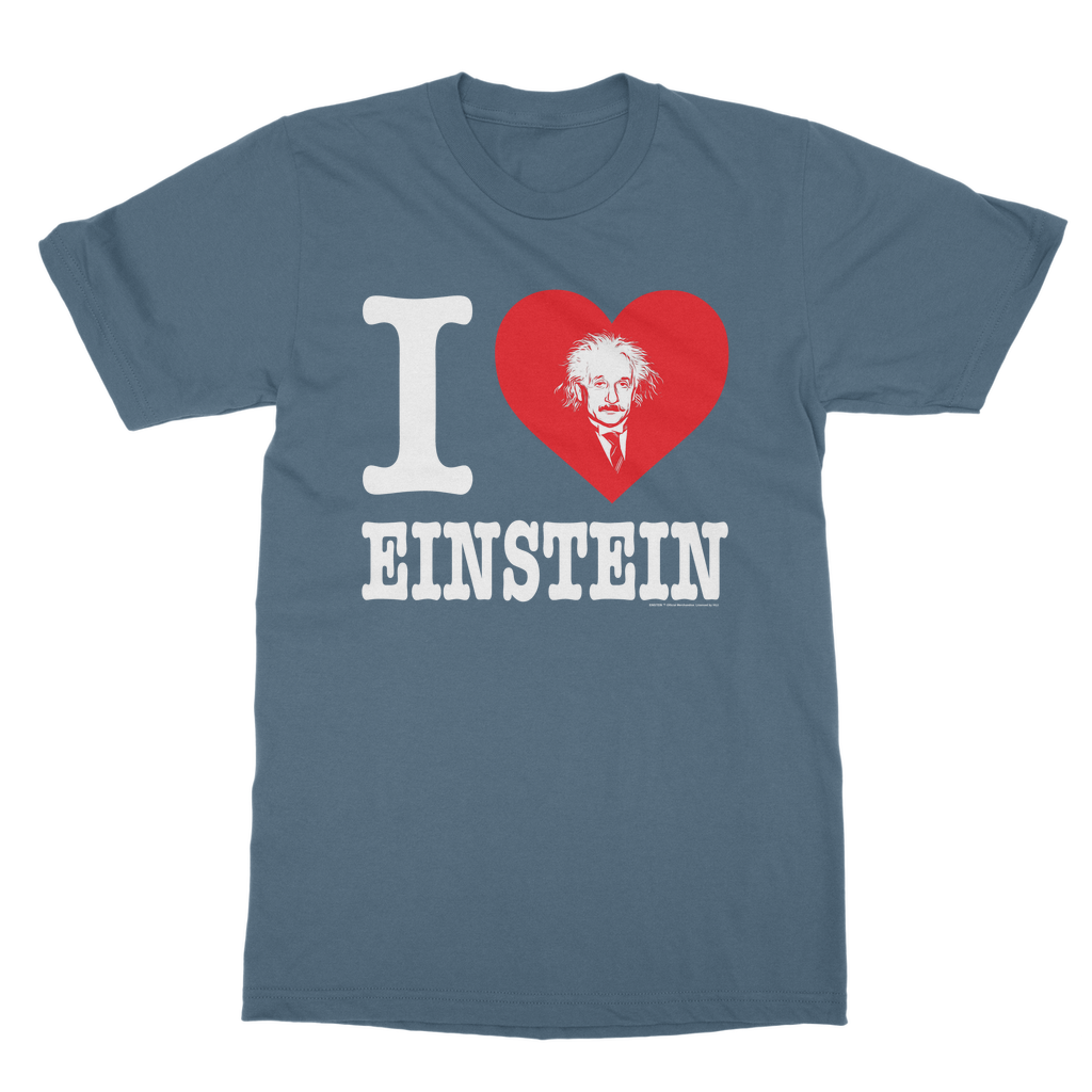 I Heart Einstein Classic Adult T-Shirt