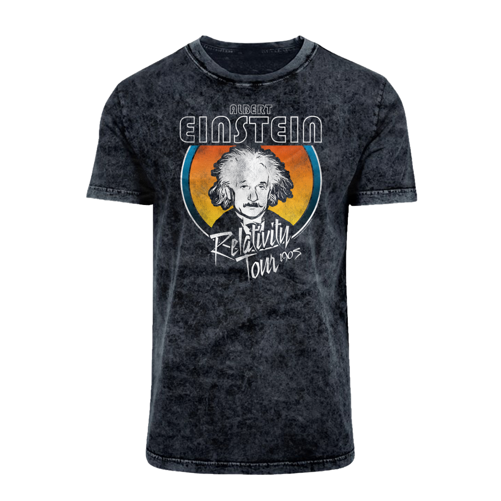 Einstein Relativity Tour Acid Washed T-Shirt