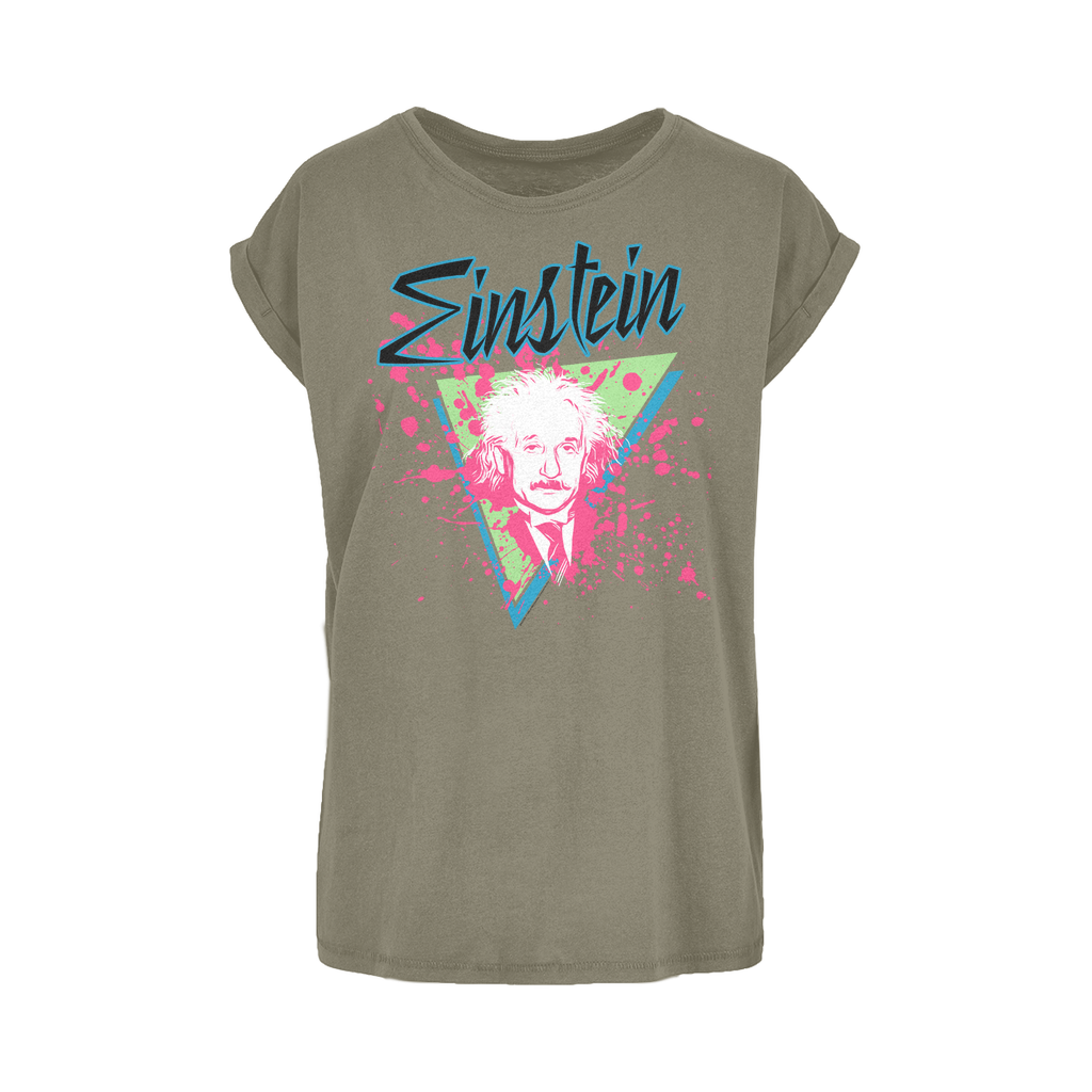 Einstein Retro 80s Women's Extended Shoulder T-Shirt
