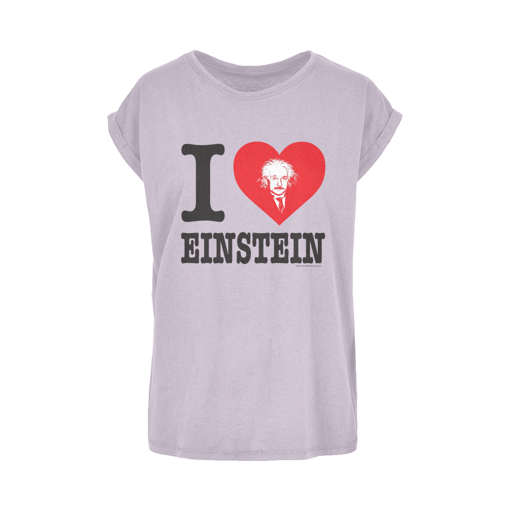 I Heart Einstein Women's Extended Shoulder T-Shirt