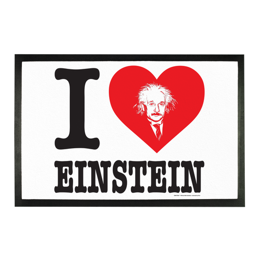 I Heart Einstein Sublimation Doormat