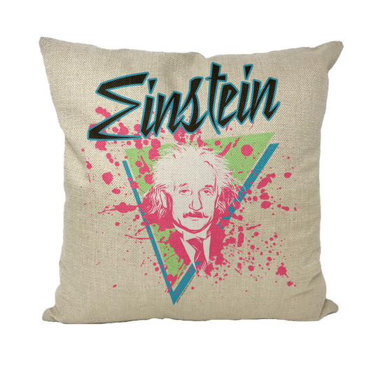 Einstein Retro 80s Throw Pillows