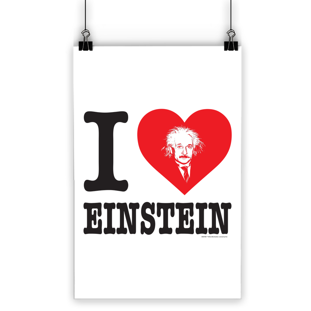 I Heart Einstein Classic Poster